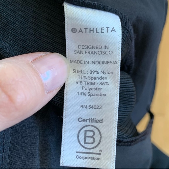 Athleta Textured Brooklyn Jogger Black Casual Athletic Pants Ankle Crop Size 10 - Picture 8 of 10